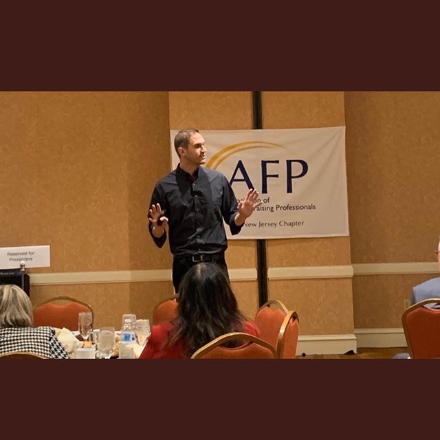 Speaking with the @afpihq New Jersey chapter today. Being in a room full of fundraisers who do so much good in the world, was an honor and gift. &bull;
All my life, there has been someone there to help me along the way. Who is someone that comes to m