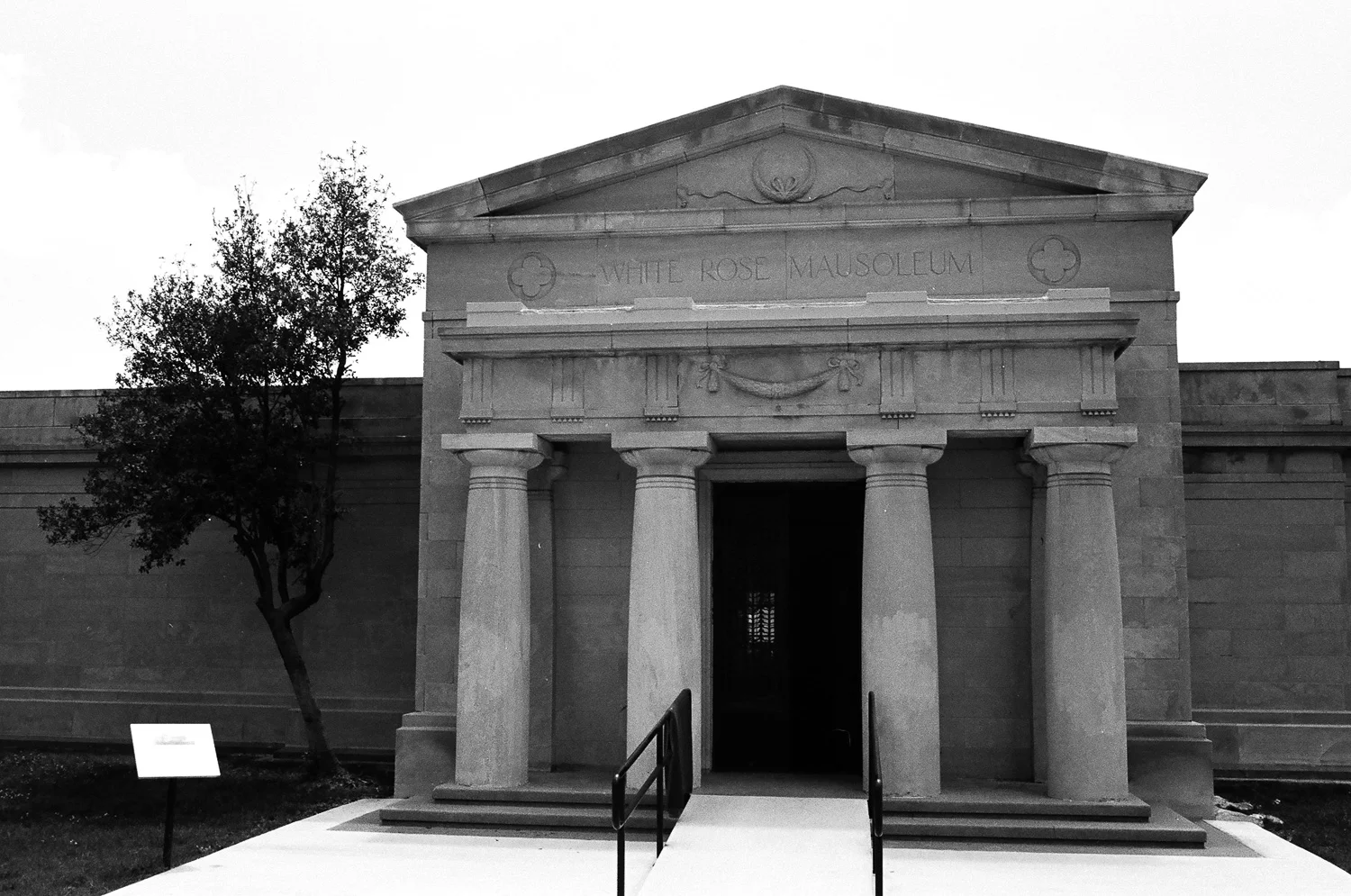 The entrance