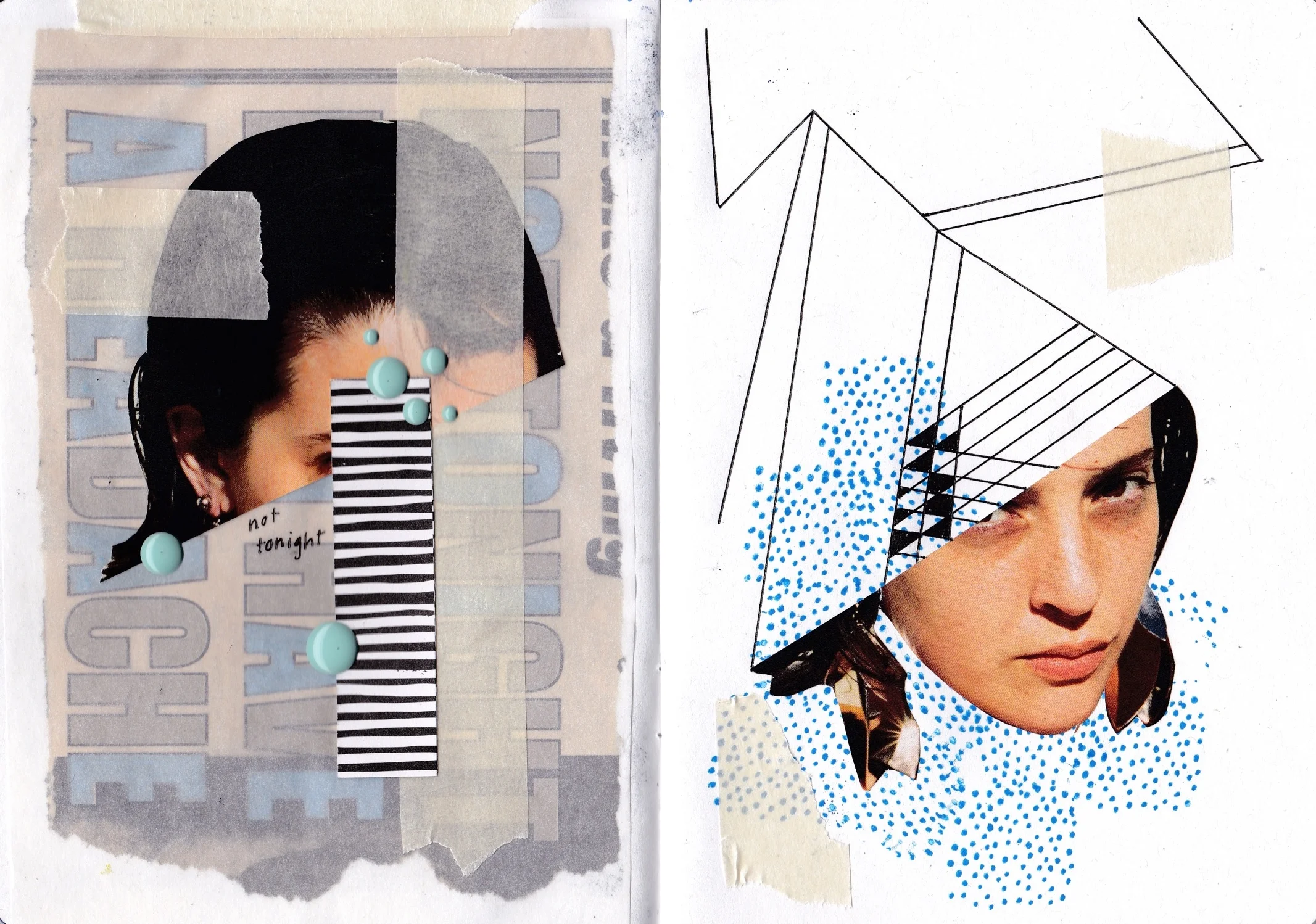Page from Sketchbook Project Book