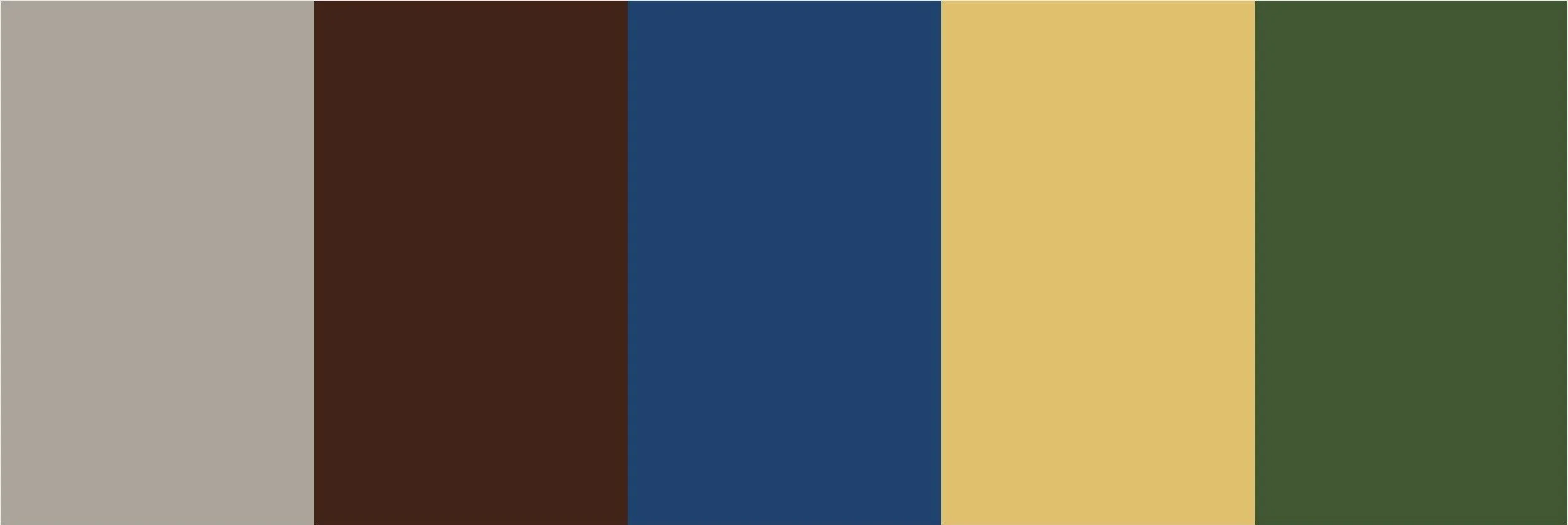 Top: Women’s color palette.  Bottom: Men’s color palette.