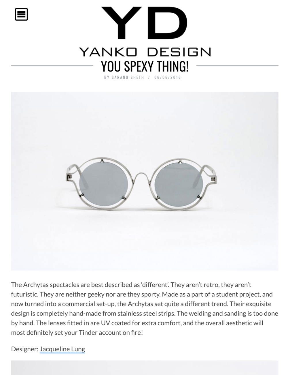 Yanko Design  |  2016