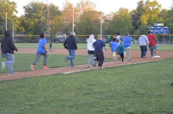 At the end of the night we took a victory lap. This was one of my favorite parts of the night! Claiming the victory over our city we ran lap after lap of victory and joy!