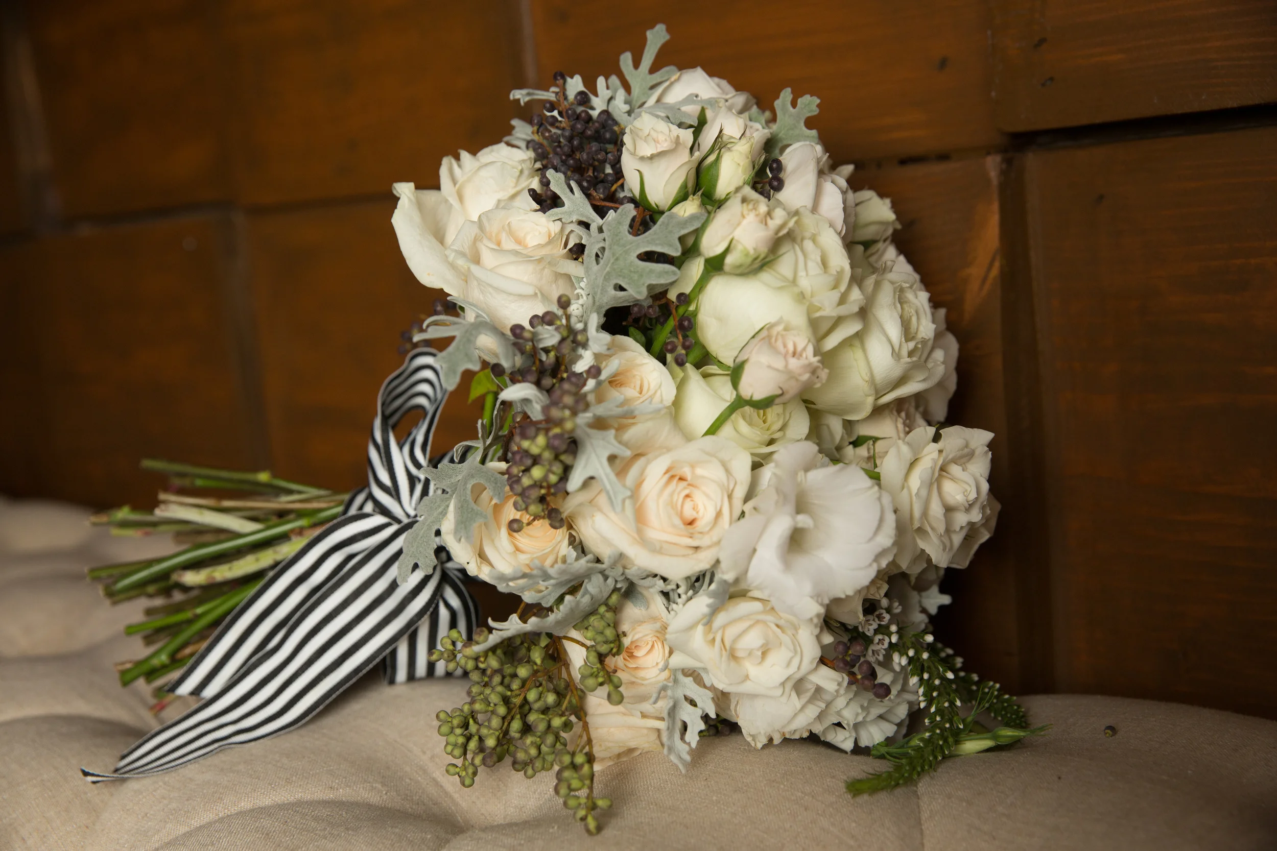Floral Design: Three Petals Rentals: Baker Party Rentals Paper Goods: Love by Three Concepts Photography: Chloe Atnip Photography Cakes: Final Touch Bakery