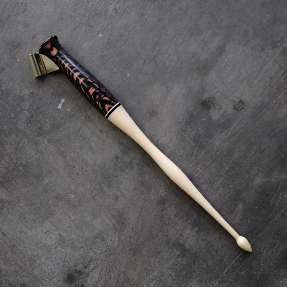 Dyed Leopard And Holly Oblique Pen Holder — Dao Huy Hoang