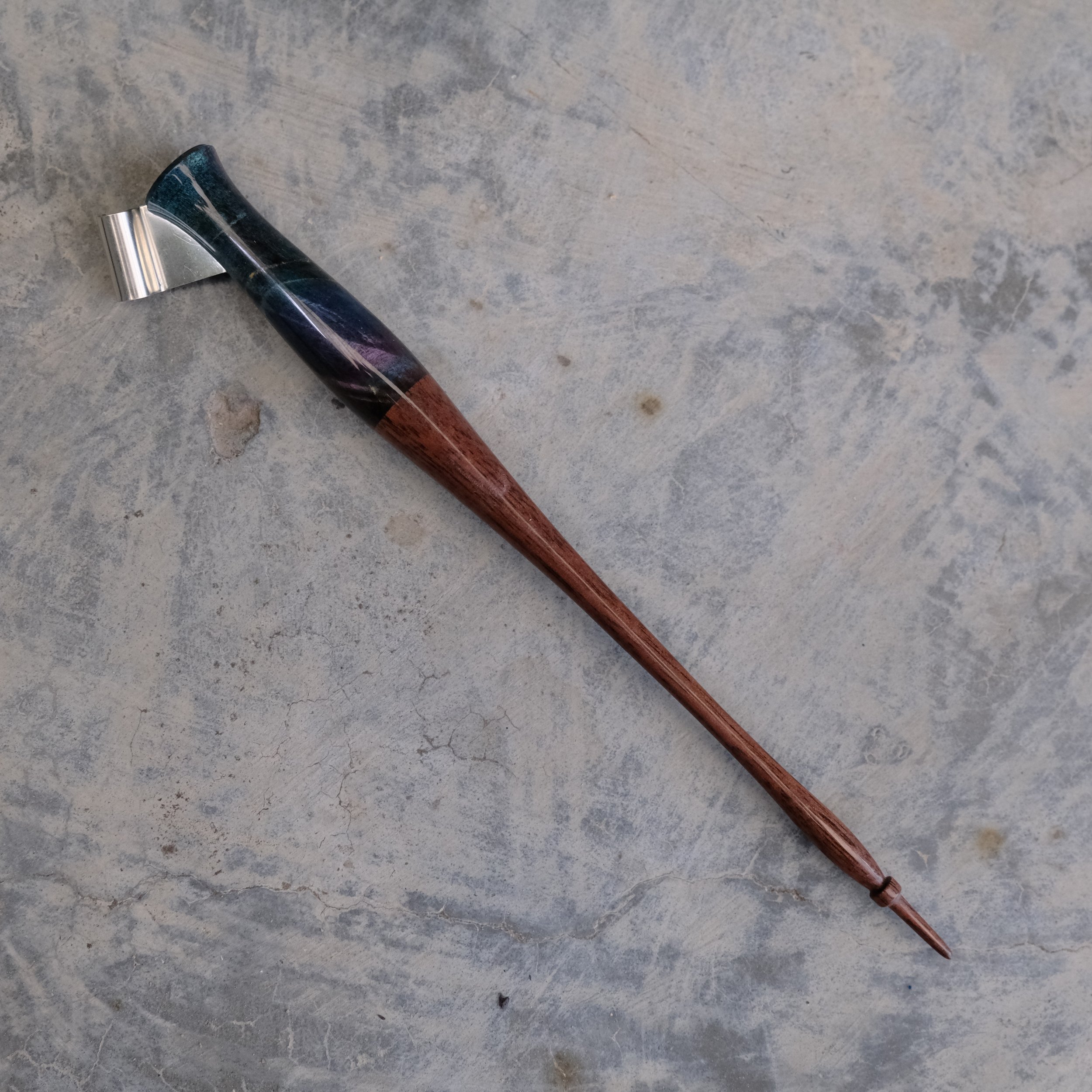 dyed-maple-burl-and-walnut-tamblyn-replica-oblique-pen-holder.jpeg