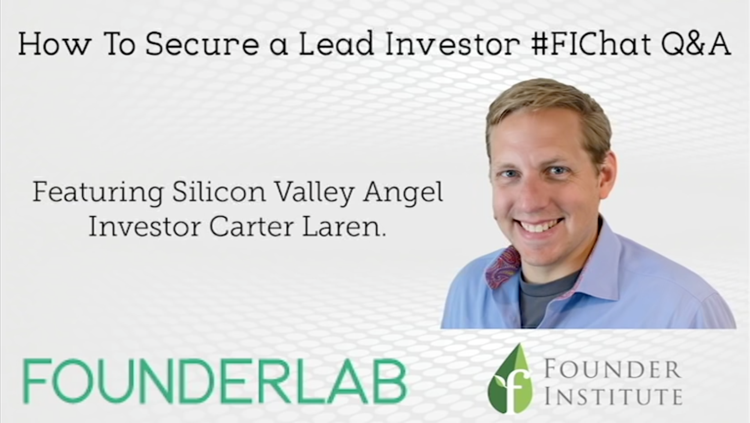How to Secure a Lead Investor