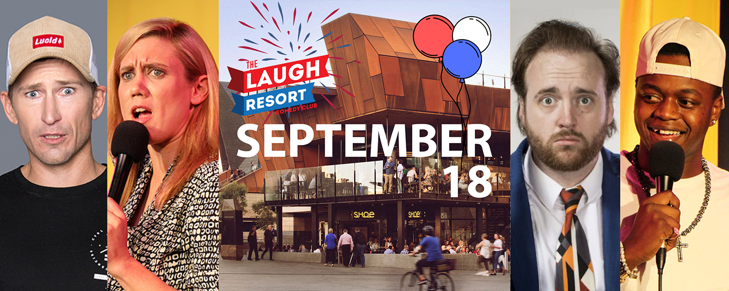 It’s our BIRTHDAY… Celebrate with a cavalcade of Perth comedy's fave and new faces, as WA's longest running comedy club continues bringing you the freshest and finest local and visiting comedy talent. See country larrikin and 2016 WA Raw Comedy winner Squirly ; MICF 2018 Best Newcomer nominee Nadia Collins ; Perth's fave ABC tonight show host John Conway ; 2018 Raw finalist Leroy (as seen in 'Best of Africa'); uber talented ex-pat Brit Ben Sutton ; veteran Club member and professional clown Don Smith and The Motherhood ensemble’s Pony as our two MCs, PLUS more surprises. Join our party of laughs this and every 3rd-Wednesday-of-the-month by nabbing tickets from Eventbrite or Facebook . Early bird tickets $10 (SOLD OUT) / Standard $15 / Concession $12 Door sales only if not sold out prior (from 7:30pm). Wednesday 18 September, 8pm The Shoe Bar & Cafe, Yagan Square PERTH