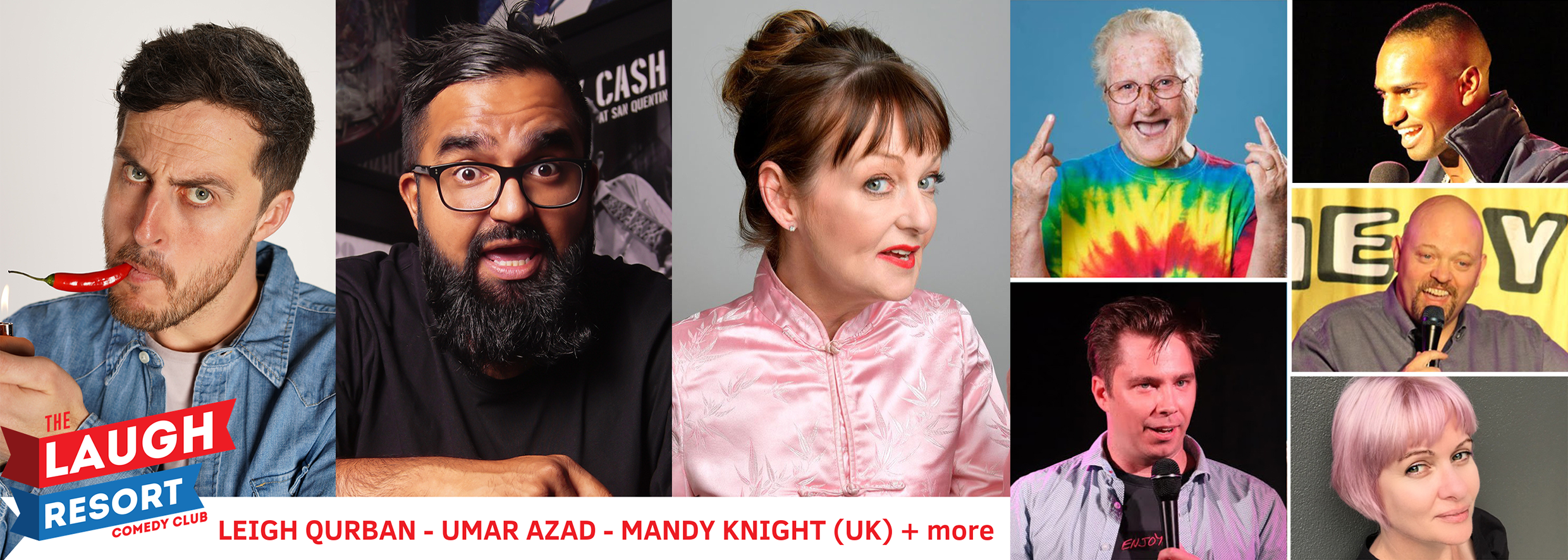 October's show is headed up by the Time Out award winning supreme queen of UK comedy, international sensation Mandy Knight . She’ll introduce you to some of the best and brightest local and visiting Australian comedy stars on the rise: larrikin 2015 Adelaide Comedian of the Year Leigh Qurban ; FRINGE WORLD 2019 Best Comedy WA award winner Umar Azad ; ‘Gran in a Van’ Leonie Clarke ; legal eagle Corey White ; RAW Comedy state finalists Millennium Marrion and John Pinder ; and comedy blogging modern mum Deanna Corbett . If you needed another reason to book (besides our 3rd-Wednesday-of-the-month-shows often selling out), every online ticket puts you in the draw to WIN a Gage Roads Prize Pack including $50 food+drink voucher from our host venue The Shoe. Nab your tickets from Eventbrite or Facebook . Early birds $10 (SOLD OUT) / Standard $15 / Concession $12 Door sales only if not sold out prior (from 7:30pm). Wednesday 16 October, 8pm The Shoe Bar & Cafe, Yagan Square PERTH