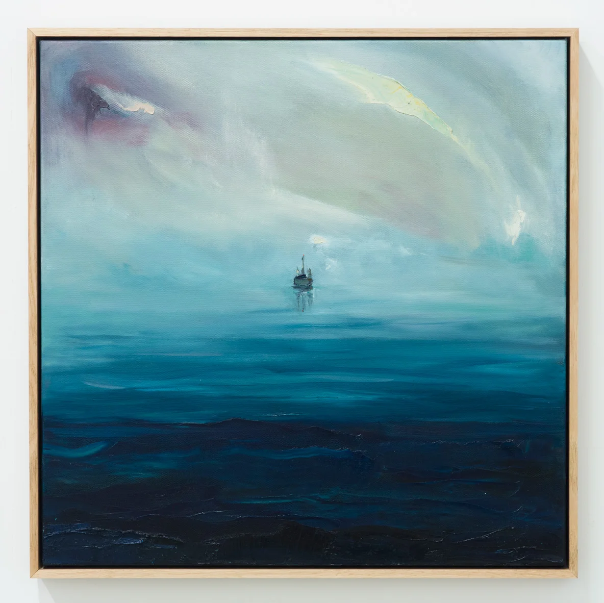 Doldrums 2017 Oil on canvas, 53 x 53cm Photo: Daniel Grant