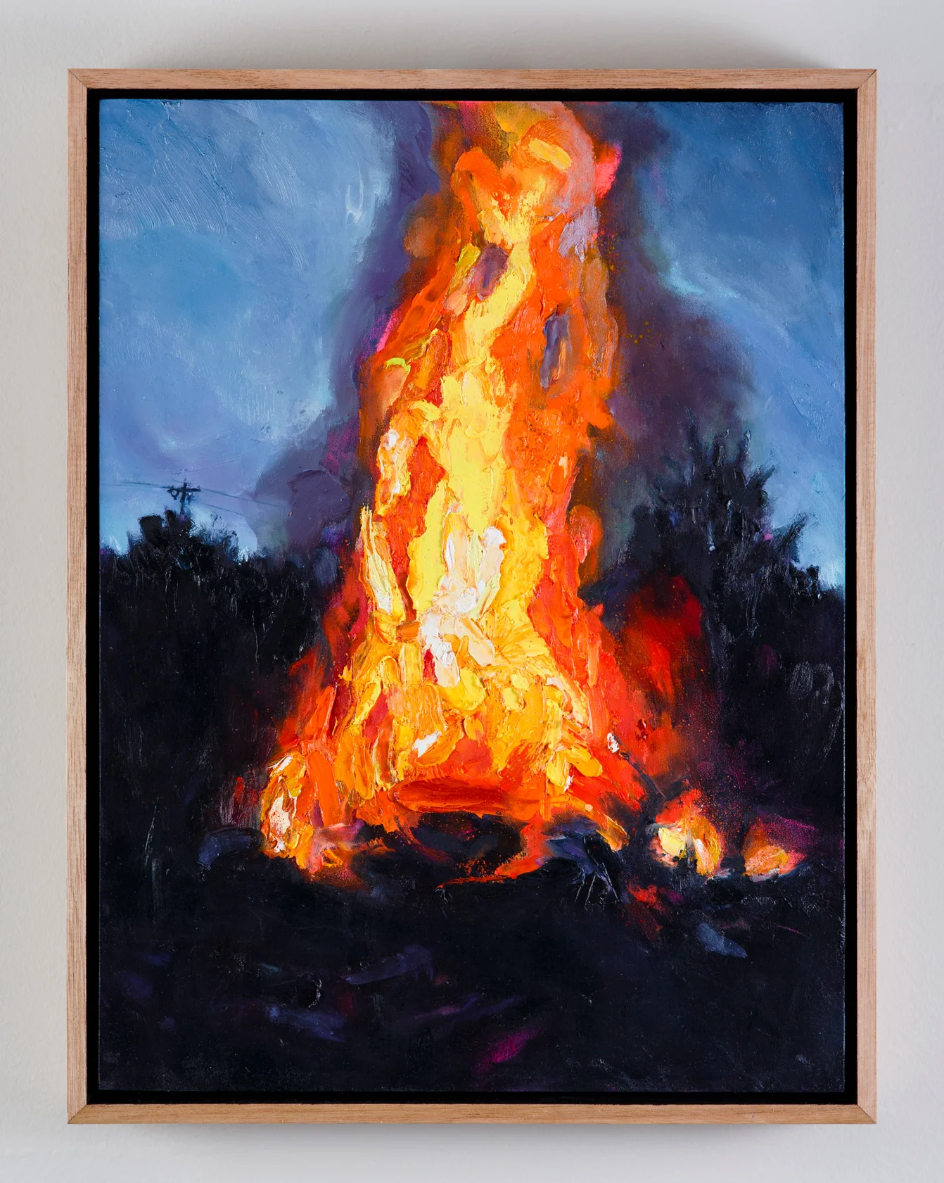 Beacon 2018 Oil on Wood Daniel Grant