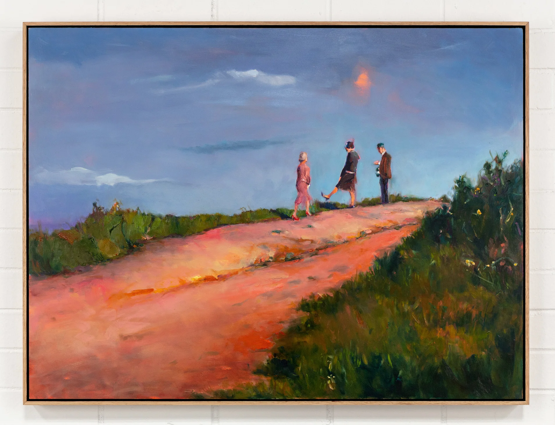 The Stretch 2019 Oil on Wood, 78 x 104 cm Photo: Sam Hodgson-Bertram