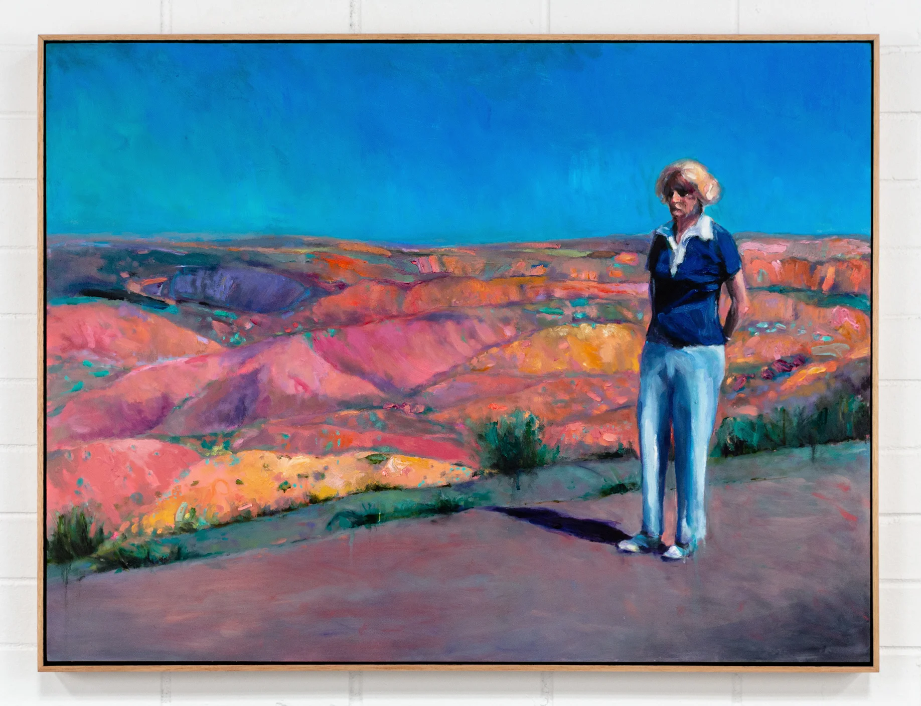 The Outlook 2019 Oil on Wood, 78 x 104 cm Photo: Sam Hodgson-Bertram