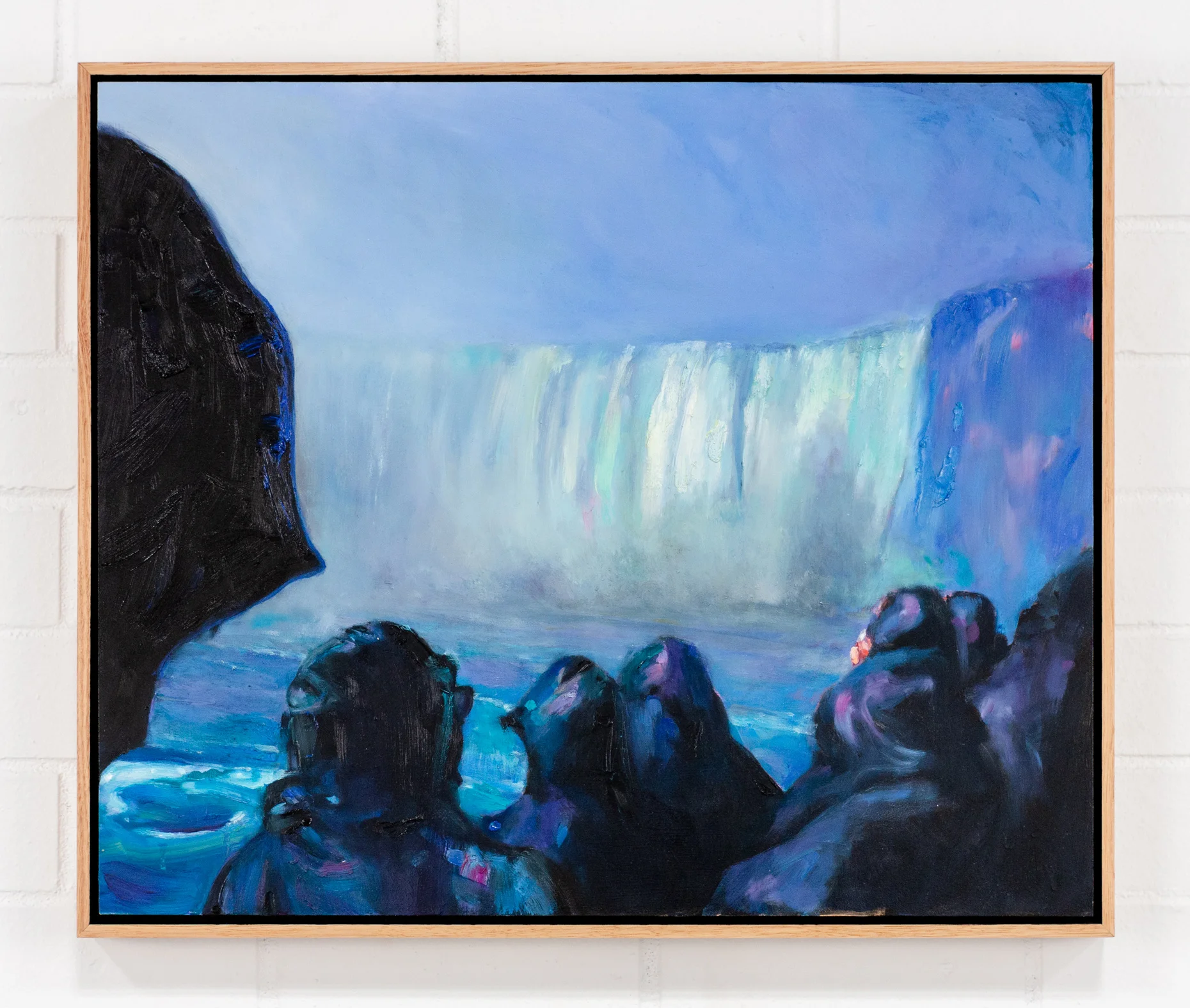 The Approach 2019 Oil on Wood, 53 x 63 cm Photo: Sam Hodgson-Bertram