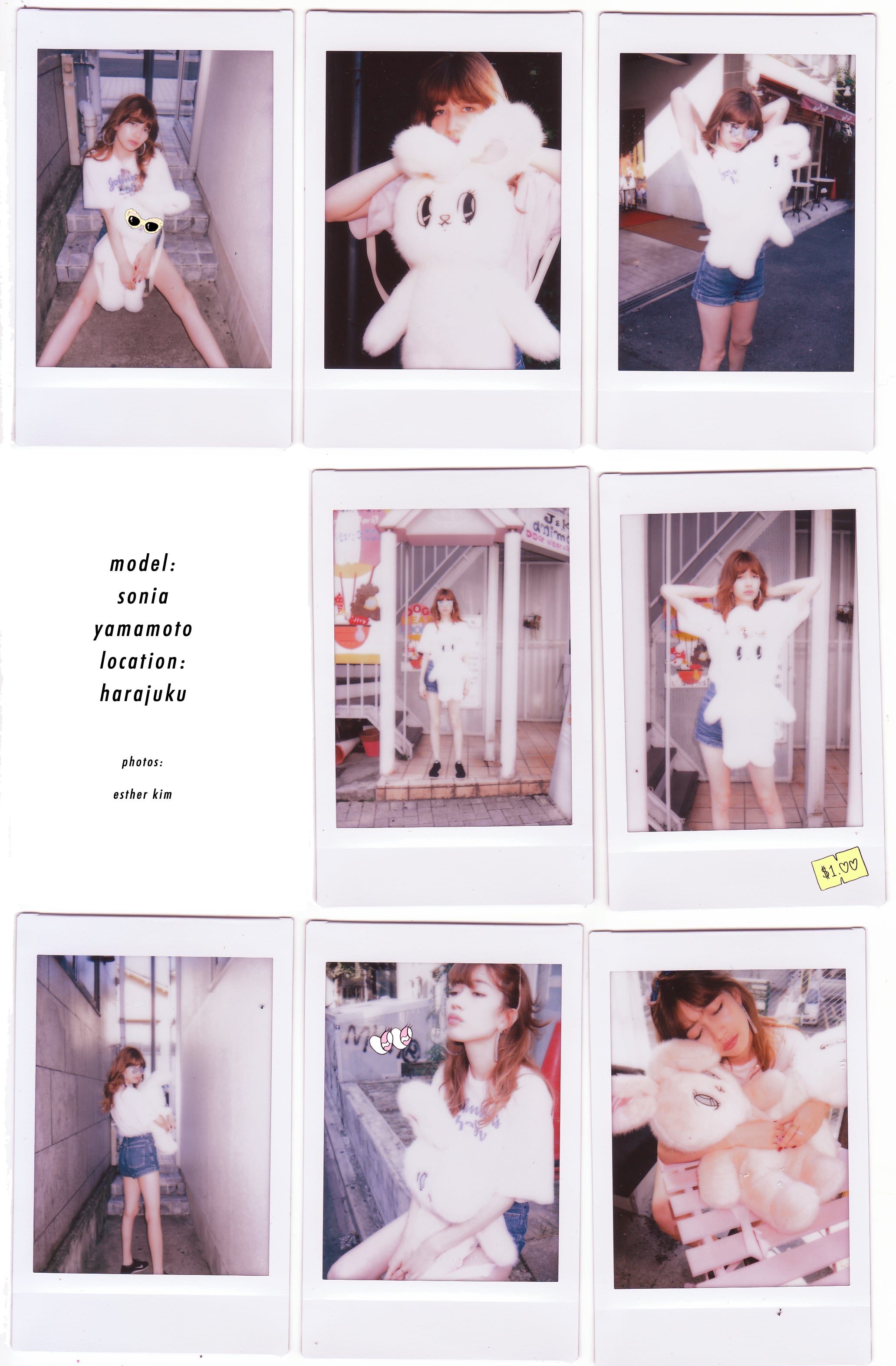 Model: Sonia Yamamoto Photo/Layout: Esther Kim Location: Harajuku September 2015 #wcxestherlovesyou bunny packpack
