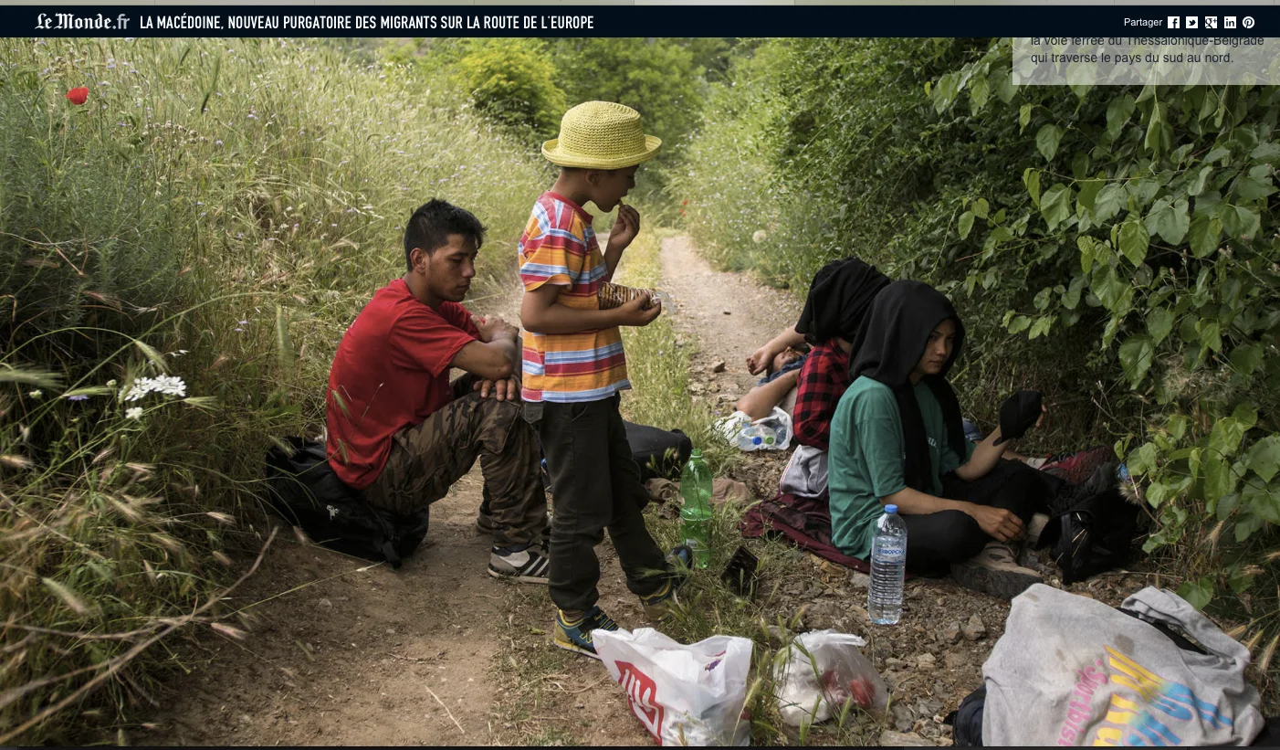 Le Monde_Refugees_Macedonia