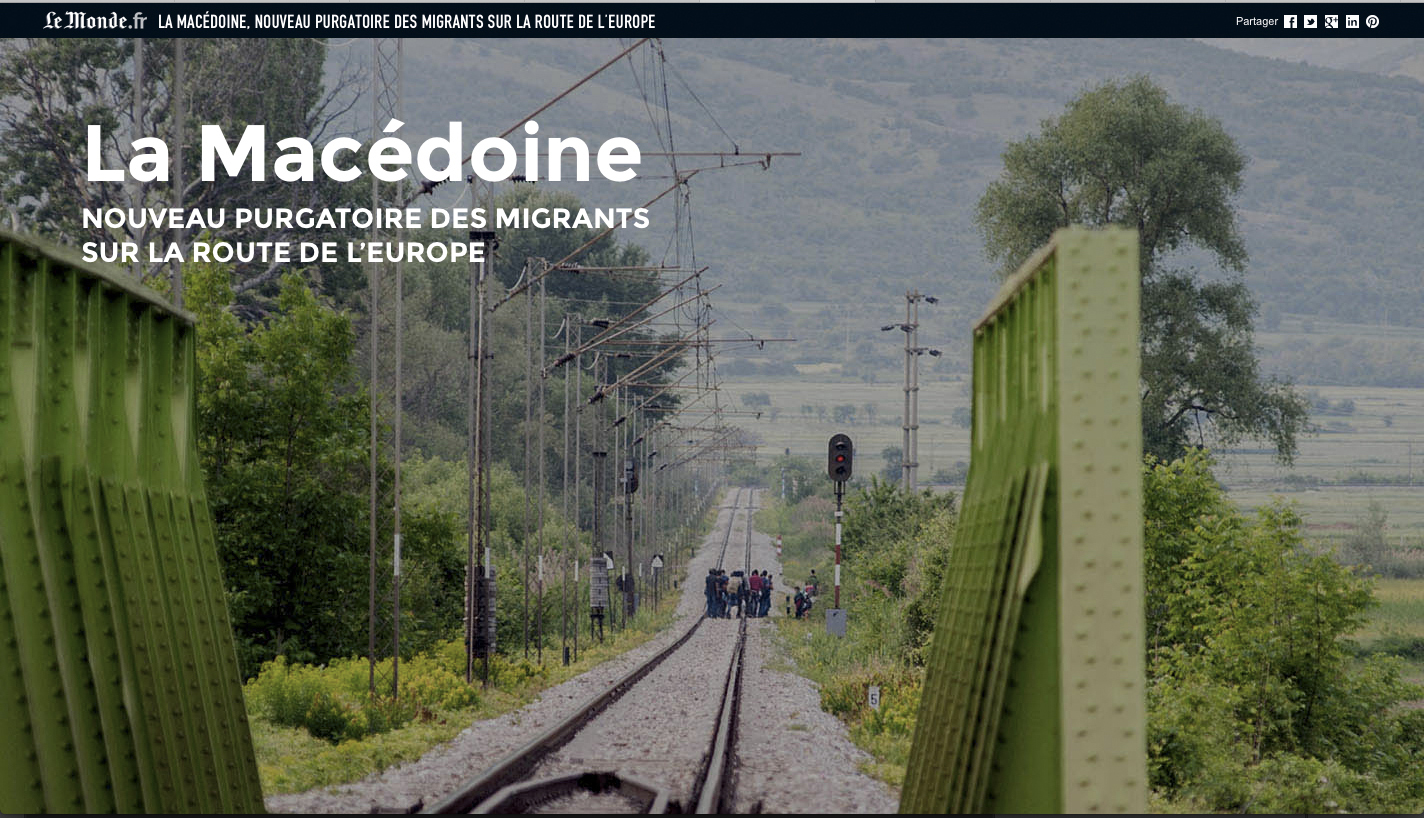 Le Monde_Refugees_Macedonia