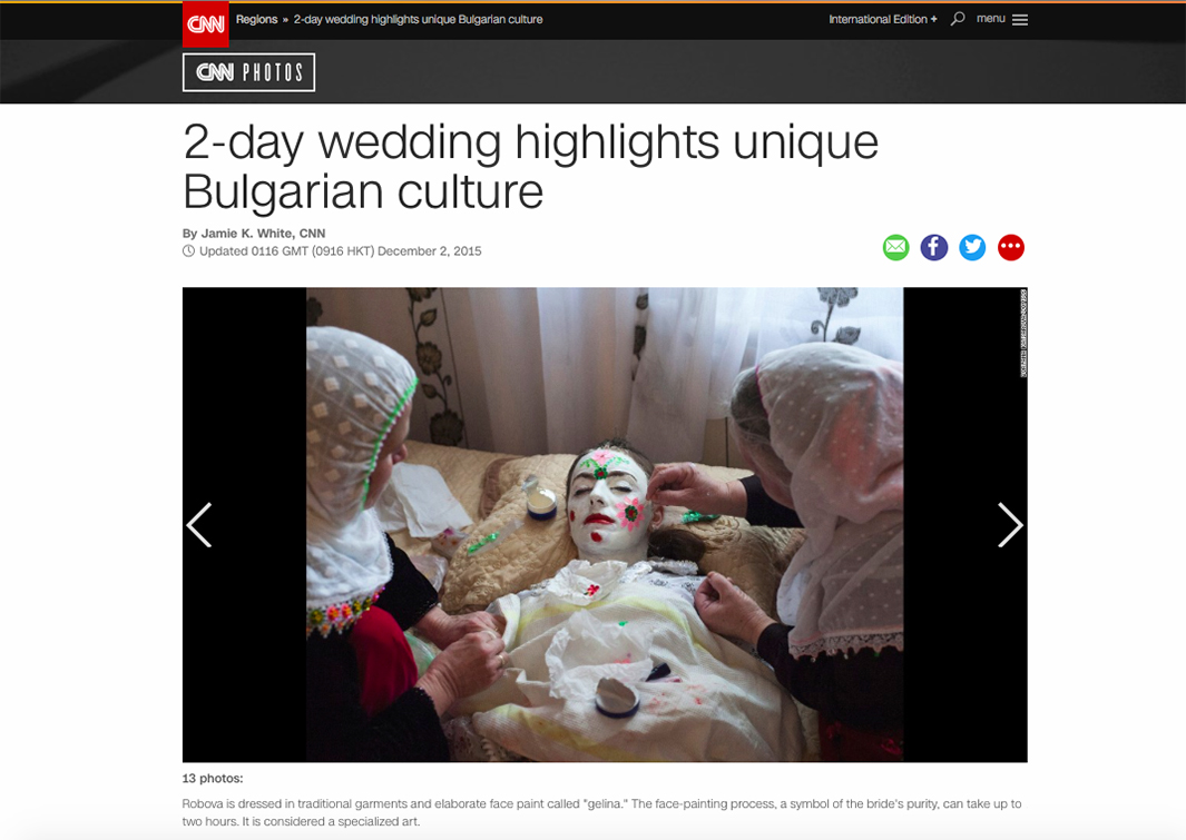 CNN Photos Features Unique Wedding held in the village of Ribnovo, Bulgaria