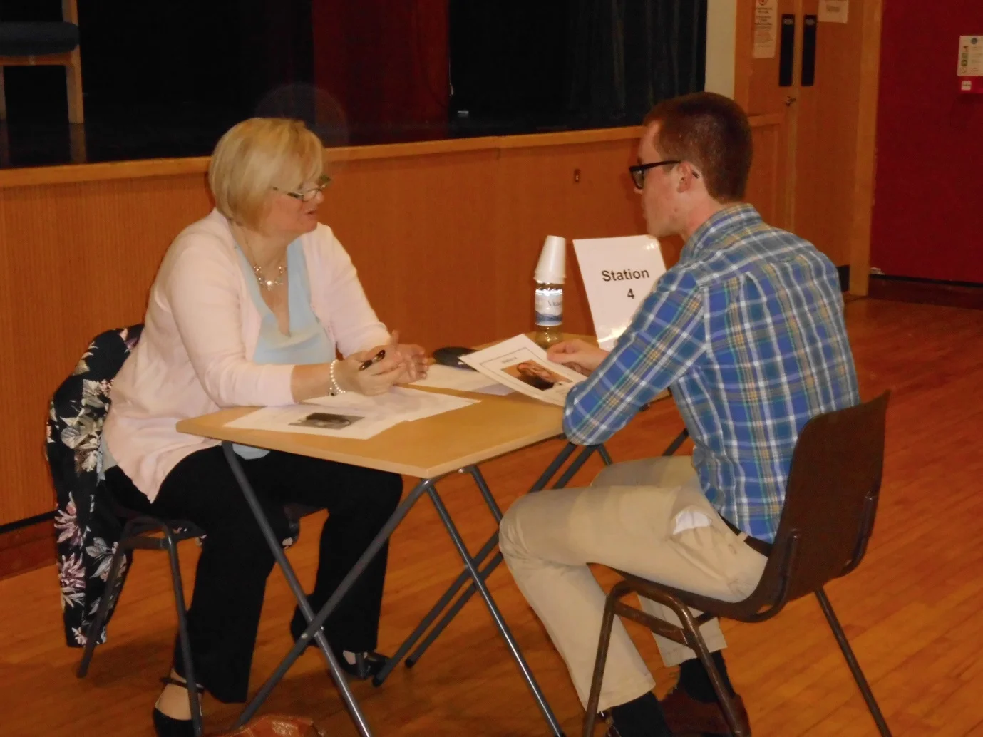 Mrs Karen Simpson (Matron) questioning Marc Lyons.