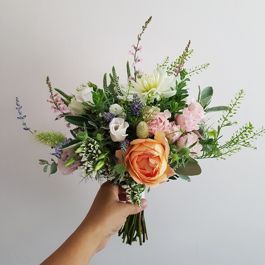 Bridesmaid bouquet bristol bath wedding.jpg