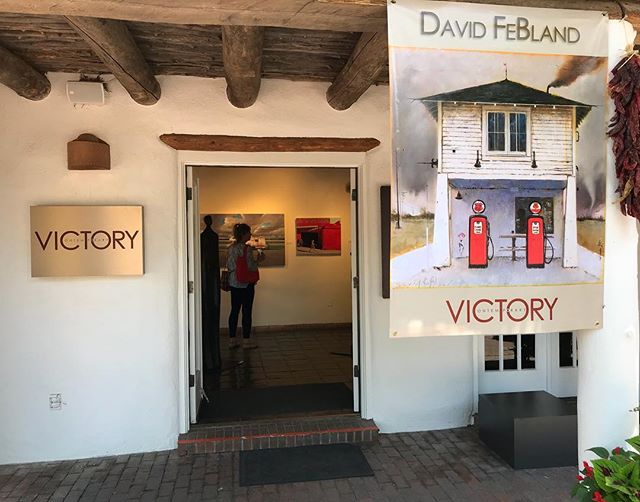 Opening today: Beauty,Space &amp; Time at Victory Contemporary (Formerly McLarry Modern). Opening reception 5 - 7 PM. 225 Canyon Road, for any of you in Santa Fe.#art #kunst #artopening #santafe #newmexico #nm #contemporaryart #davidfebland #fugurati