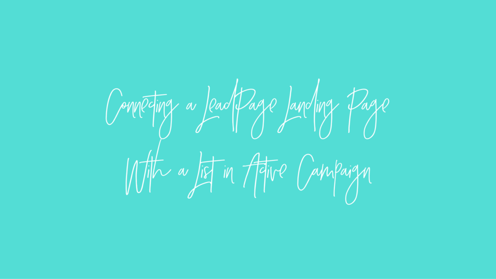How Activecampaign Leadpages can Save You Time, Stress, and Money.