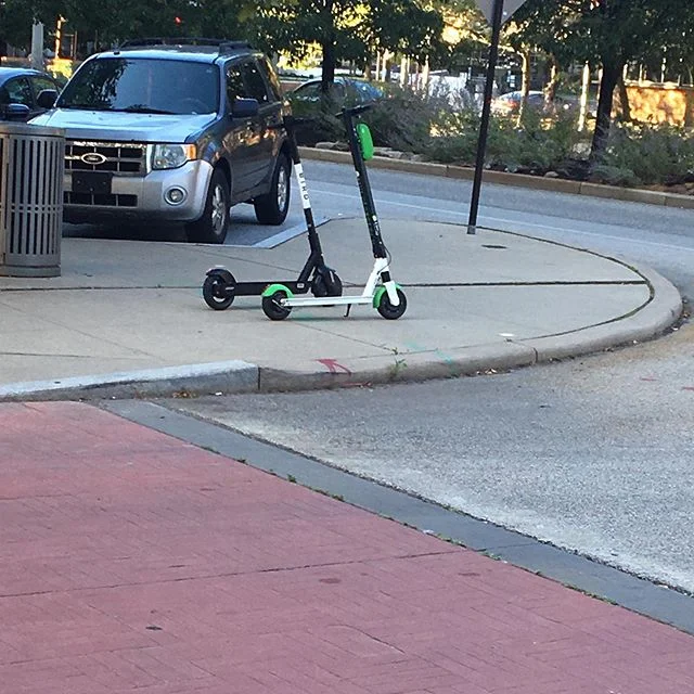 Saw a couple of the new scooters parked outside the public health department! Have you tried them yet?!