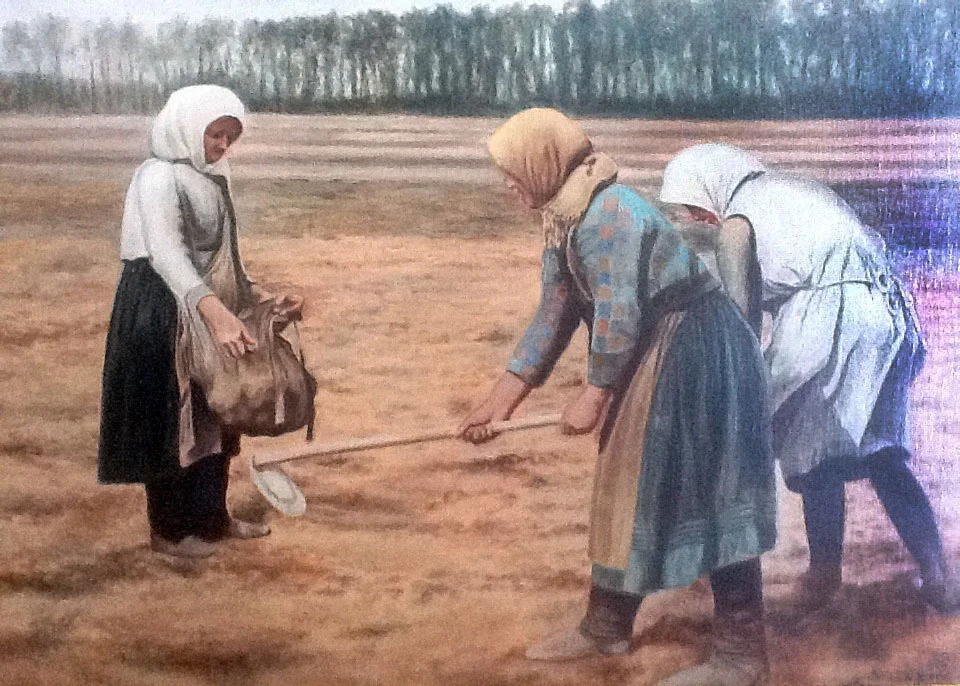   Potato Pickers - Ukraine ca 1978  