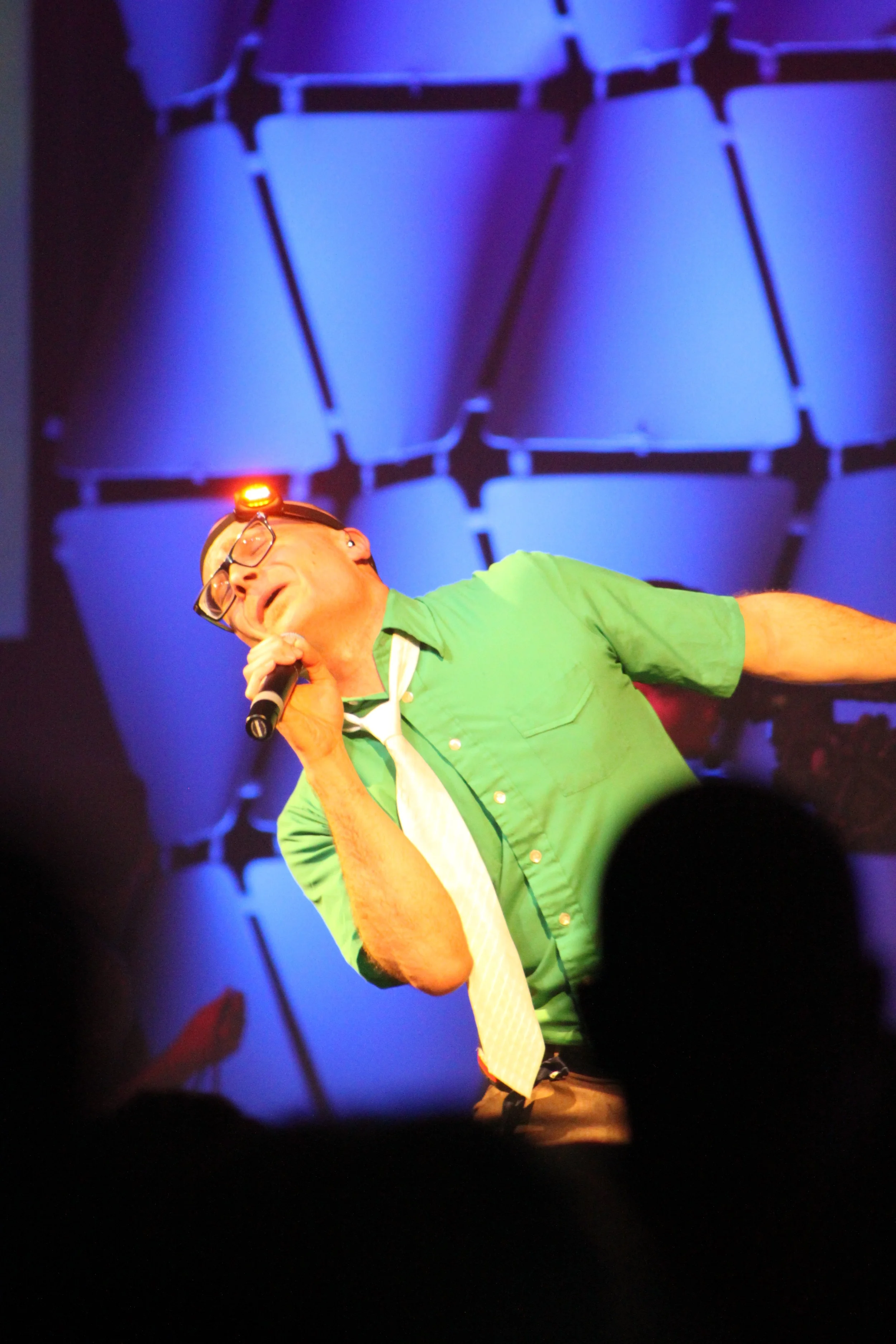 Musician MC Frontalot performing at PAX East. (2011)