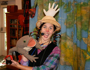 Meredyth Babcock as Dr. Marmalade Puppets!