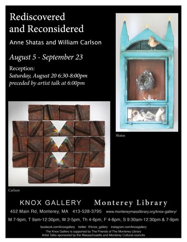 Rediscovered and Reconfigured: Artwork by Anne Shatas & William Carlson