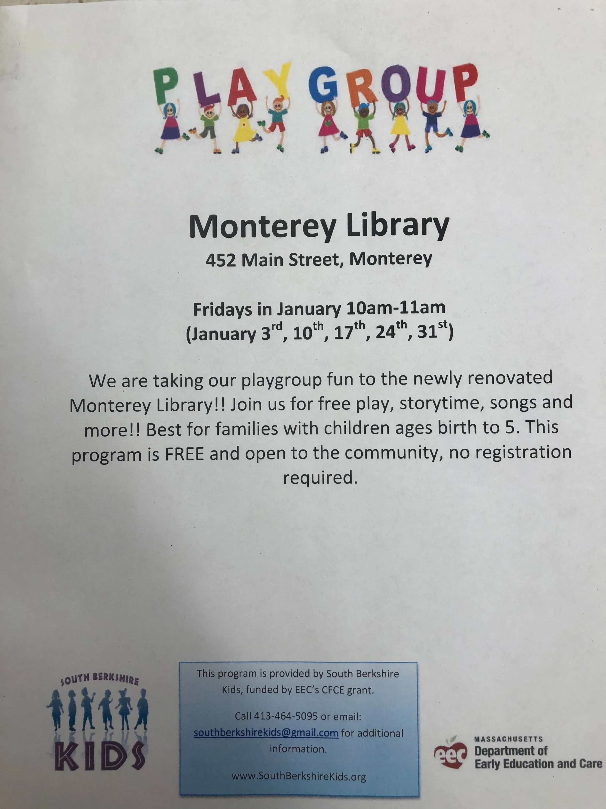 South Berkshire Kids Playgroup