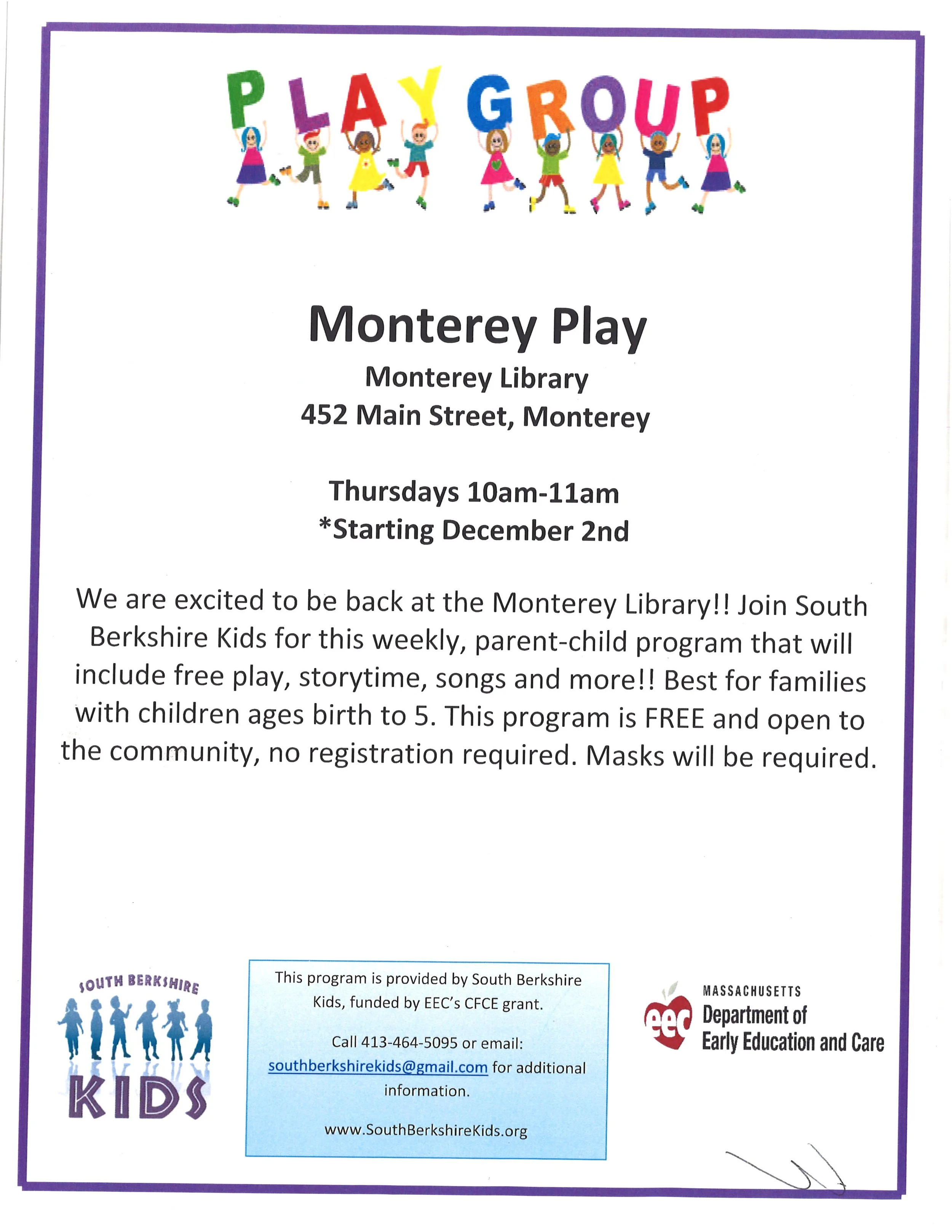 Children's playgroup