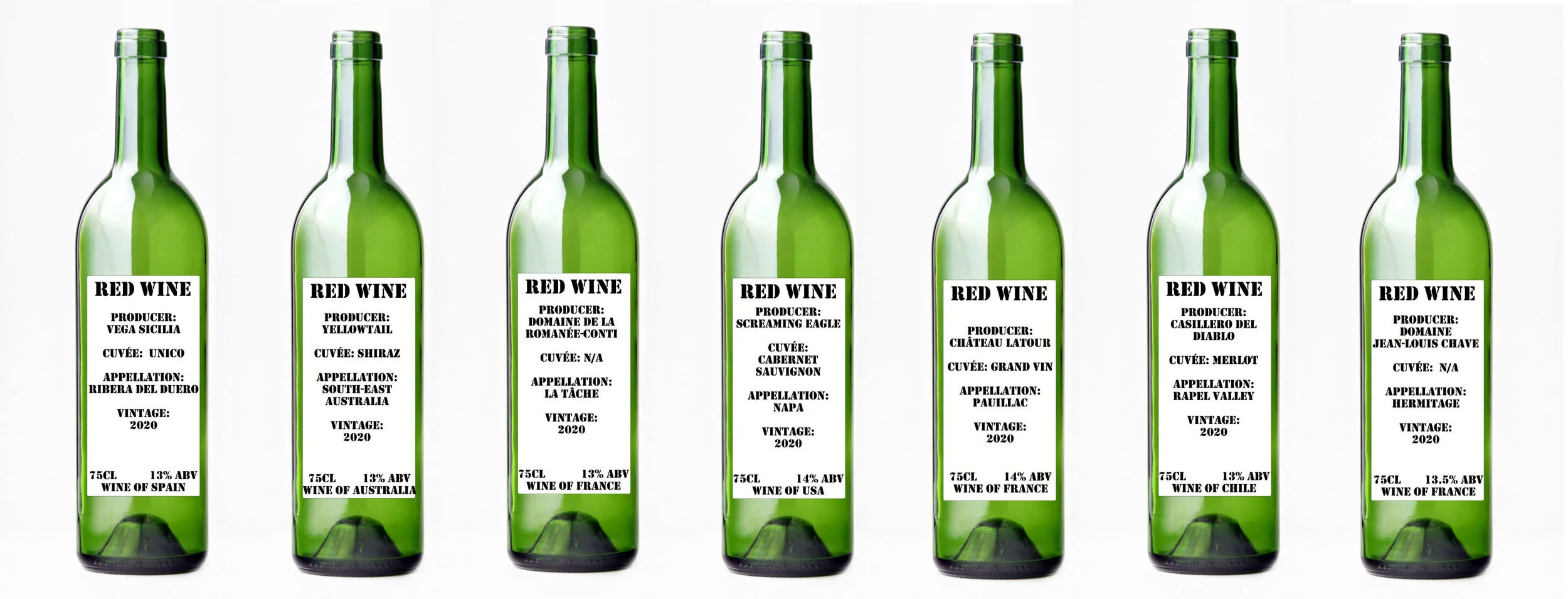 What if fine wine had plain labels?