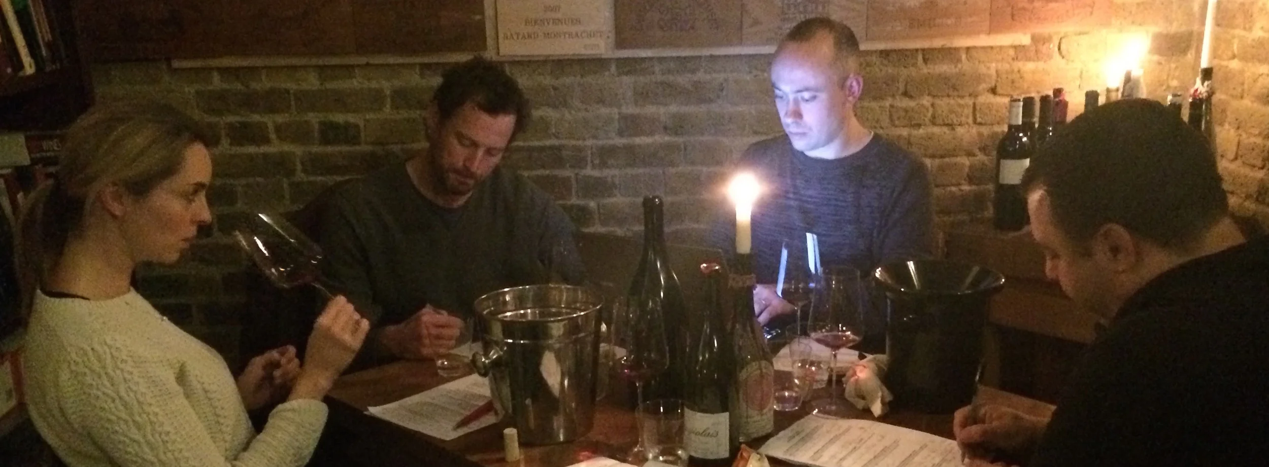 The Mr Vine panel hard at work