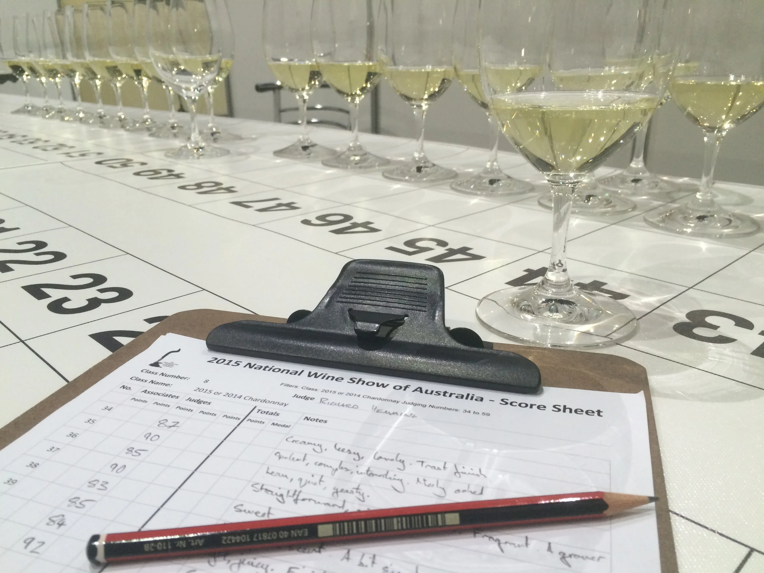 Finding faults in wines