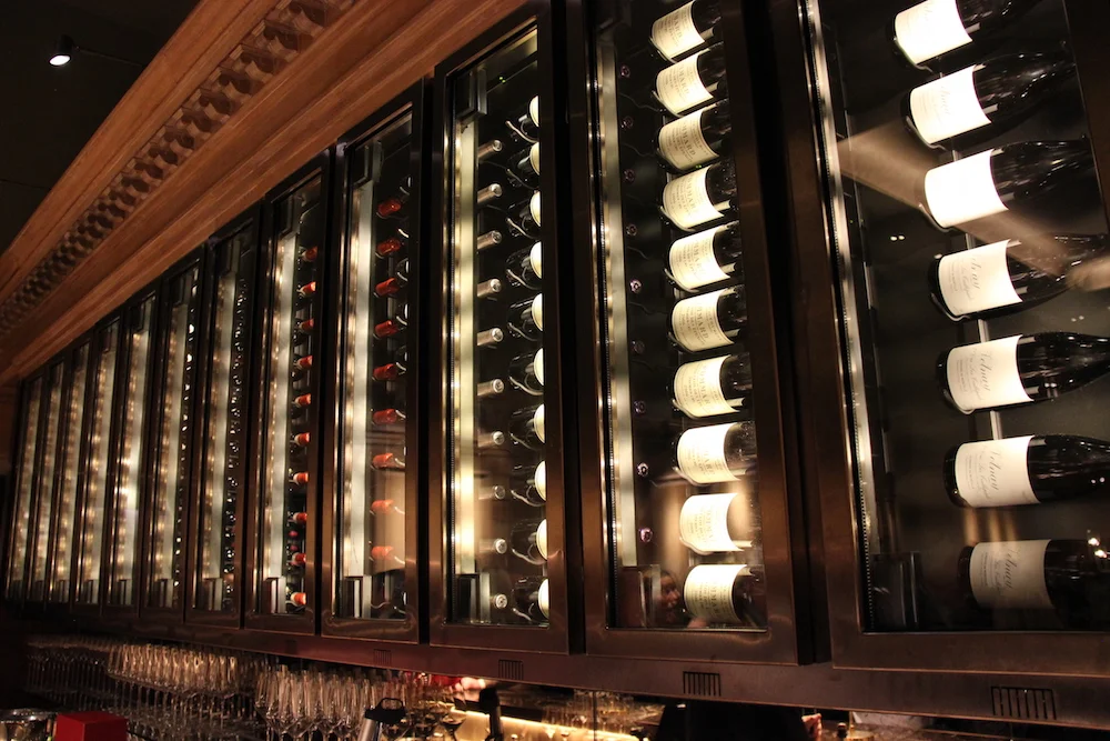 Behind the bar at 67 Pall Mall