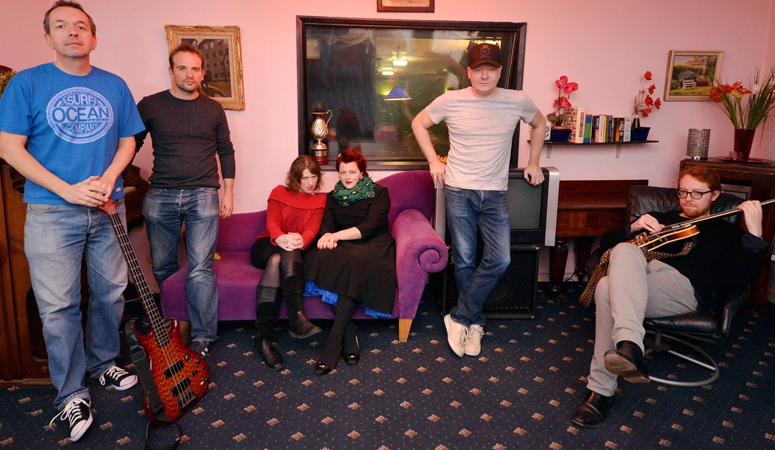 The original Skin Contact lineup, November 2014 / Colin Hampden-White
