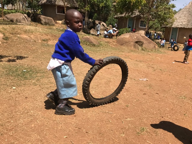 Kindergarten children playing!