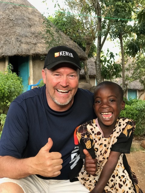 Randy and Sally who his family sponsors through Love For Kenya.
