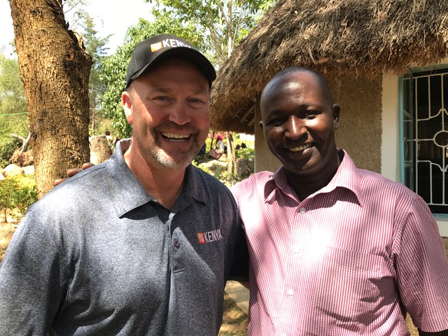 Pastor Randy Stensgard with the Moderator (President) of the Evangelical Covenant Church of Kenya. It was great to reconnect with Simon again and hear of the amazing thing God is doing through the Covenant Churches in Kenya. 
