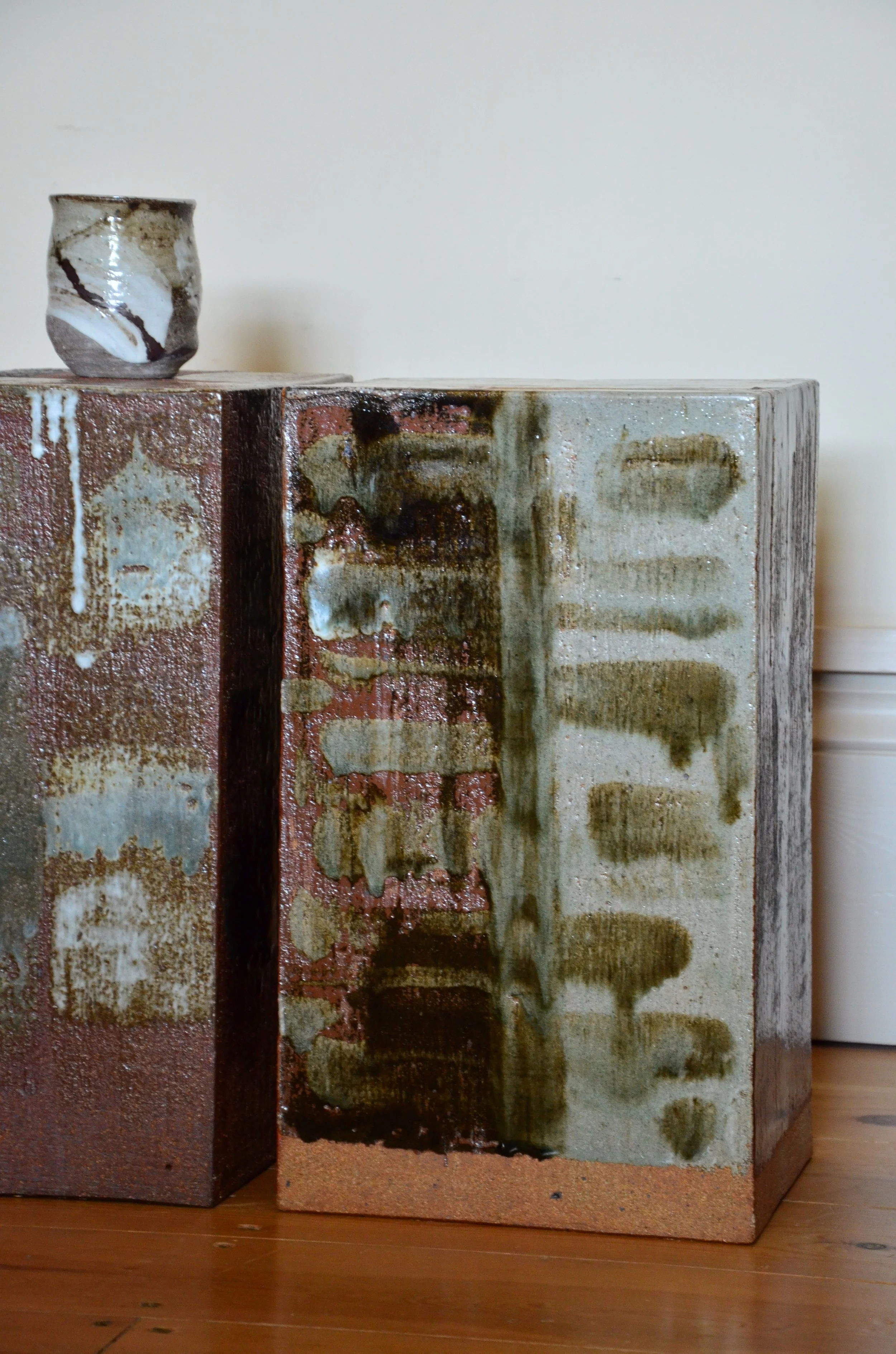 3. Reduction Fired Side Table - Helena Lacy .JPG