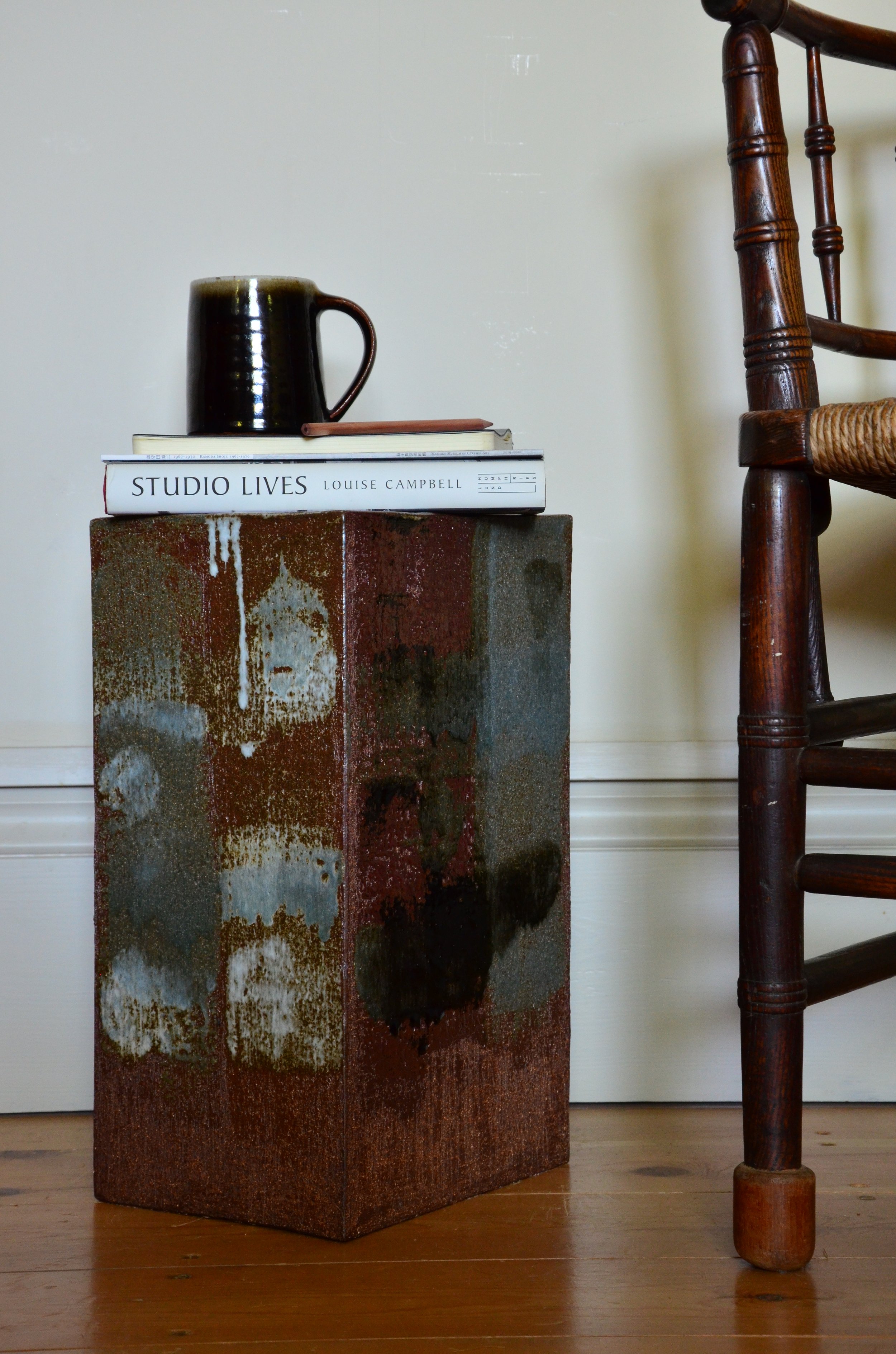 3. Reduction Side Table In Red - Helena Lacy.JPG