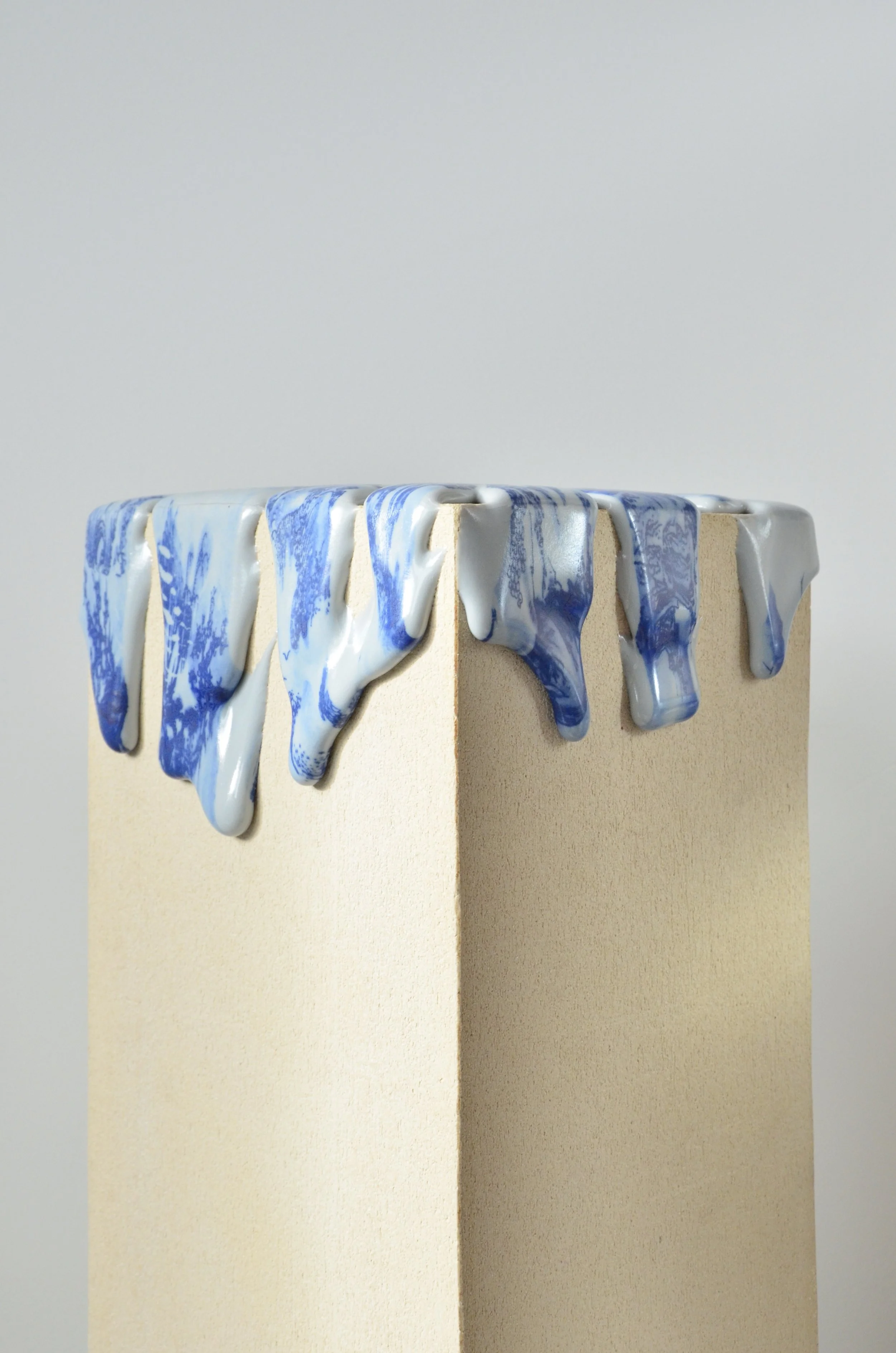 18. Large Column Side Table, Ceramic & Glaze, 2025, H40 x W23 x D19 cm, Helena Lacy..JPG