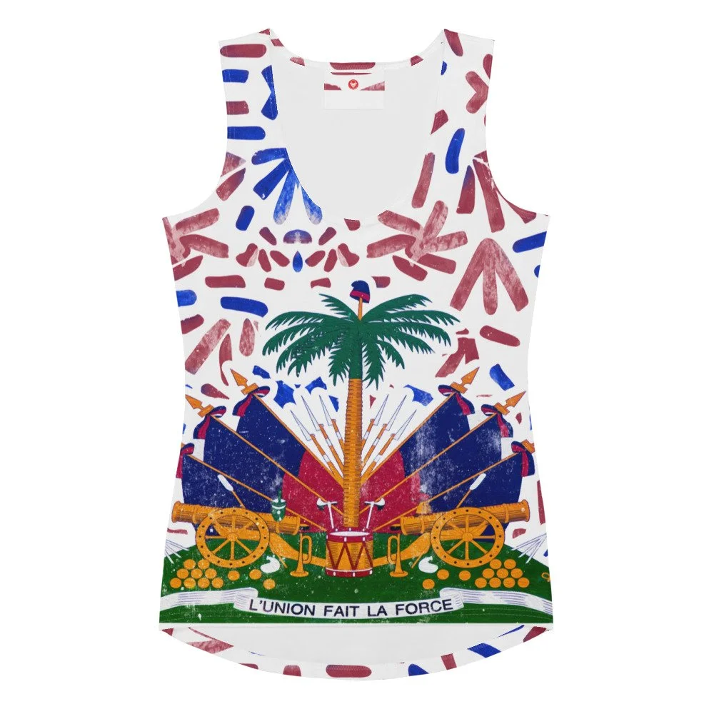 Haiti Paint Splatter Tank Top