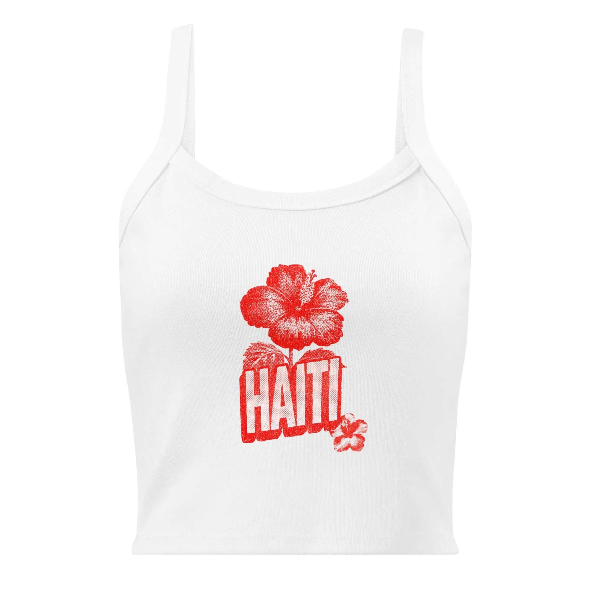 Haiti Hibiscus Women's Tank Top – Haitian Flower T-Shirt