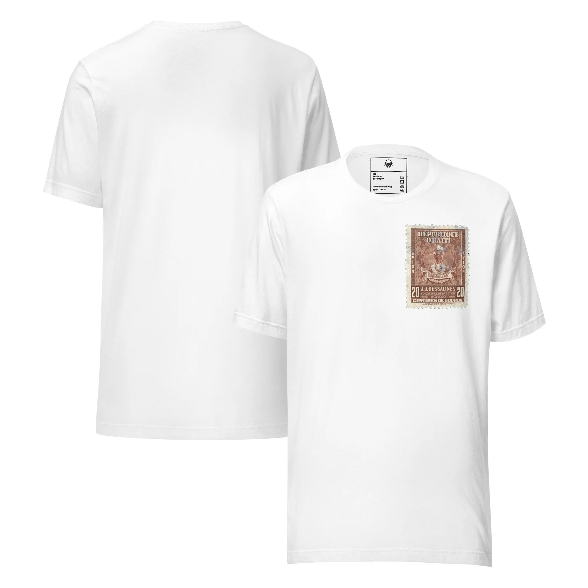Republic d’Haïti Graphic Tee – Haiti Stamp Collection No.2