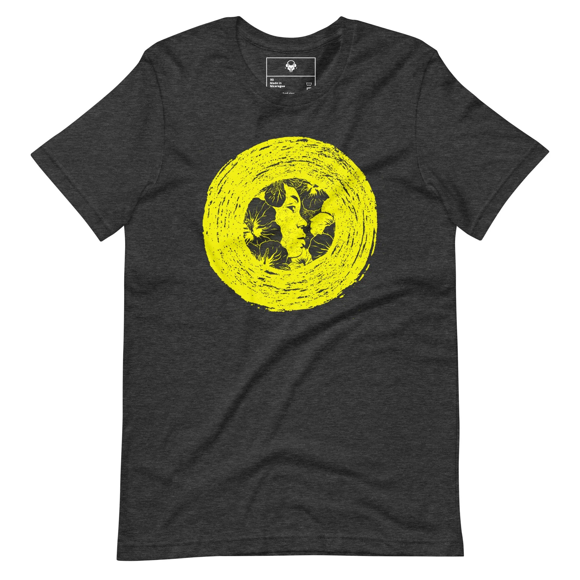 Dream Portal T-Shirt – Mysterious Figure with Flowers No.2