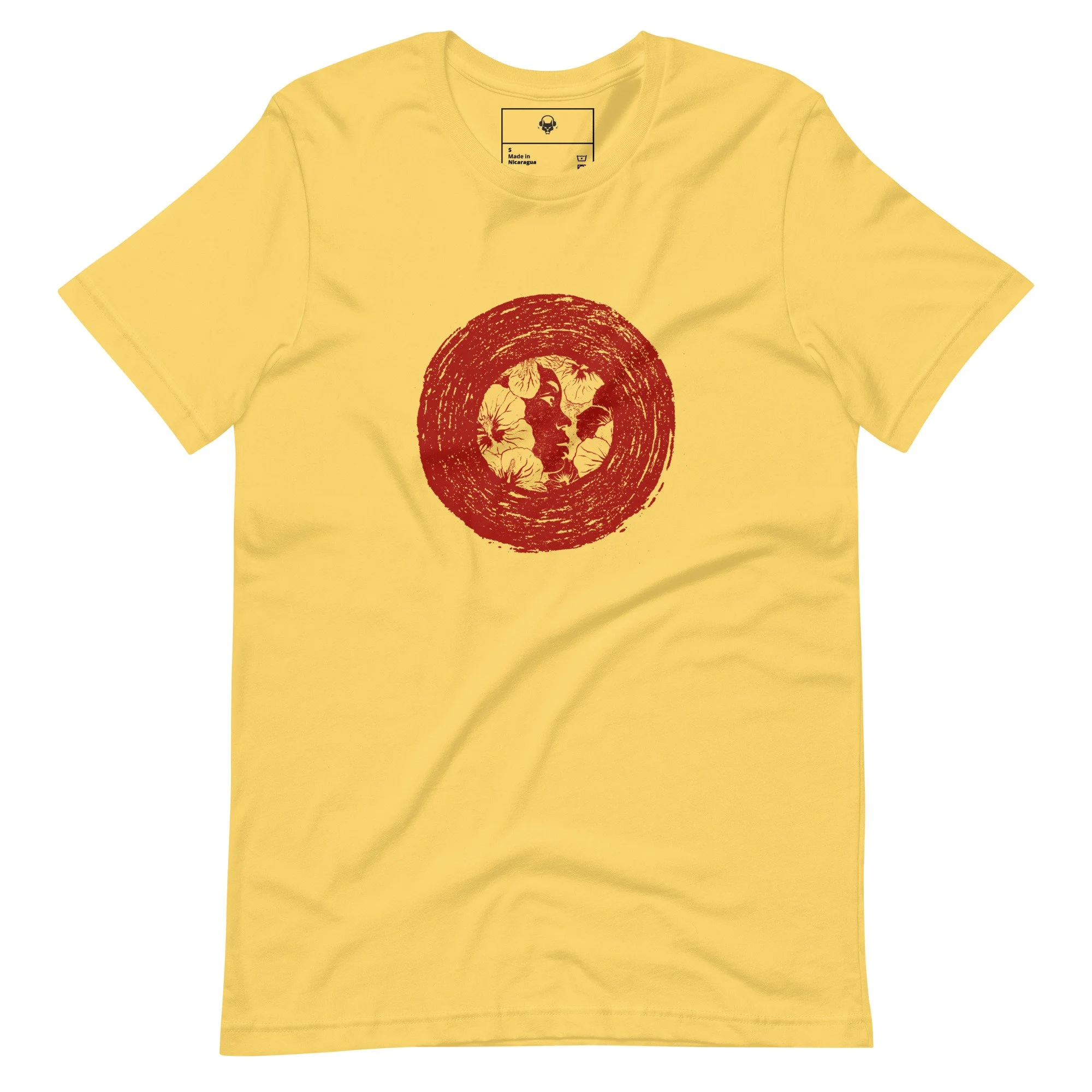 Dream Portal T-Shirt – Mysterious Figure with Flowers No.4
