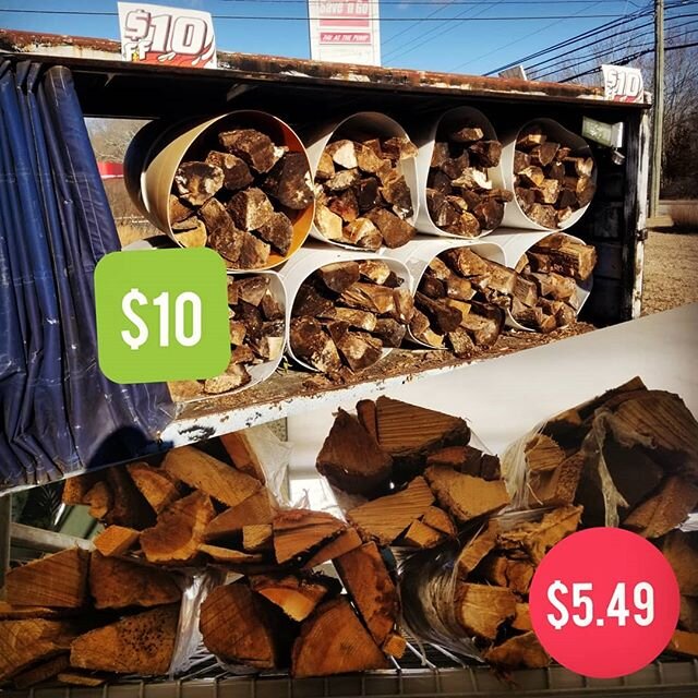 It pays to shop around! Why pay $5.49 when you can pay $10 for properly seasoned Firewood that will last a couple of camp nights? 🏕 Stop by our fire bundle Station! Available 24 hours a day. Only $10 a bundle. 663 B Voluntown Road, Griswold CT 203.6