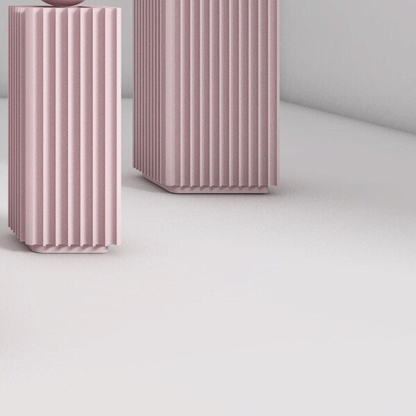 ALEKSA studio furniture &amp; accessories collection featuring the Pastel Pink Stool, side tables &amp; vases. Handbags designed by our director @aleksa_rizova - photos to come soon. All available to preorder in bespoke finishes. Online shop coming s